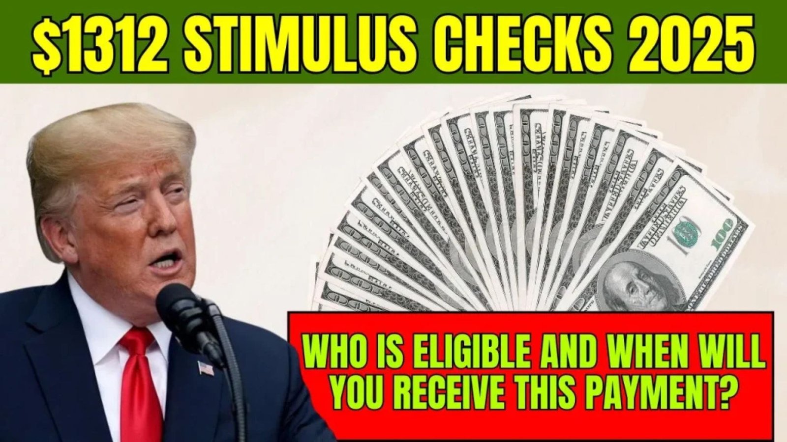 $1312 Stimulus Checks 2025